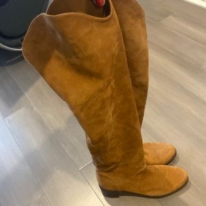 Stuart Weizman over the knee heeled boots